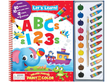 Phidal Preschool ABC/123 Deluxe Poster Paint and Color 2764354762