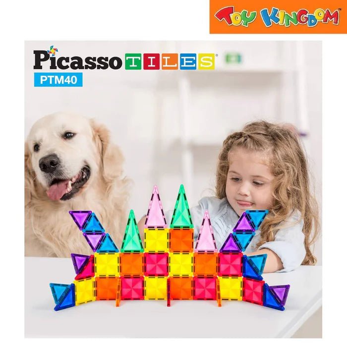 Picasso Magnetic Building Blocks Mini Diamond Series - Building 40 - Pcs PTM40 - Colorland Toys