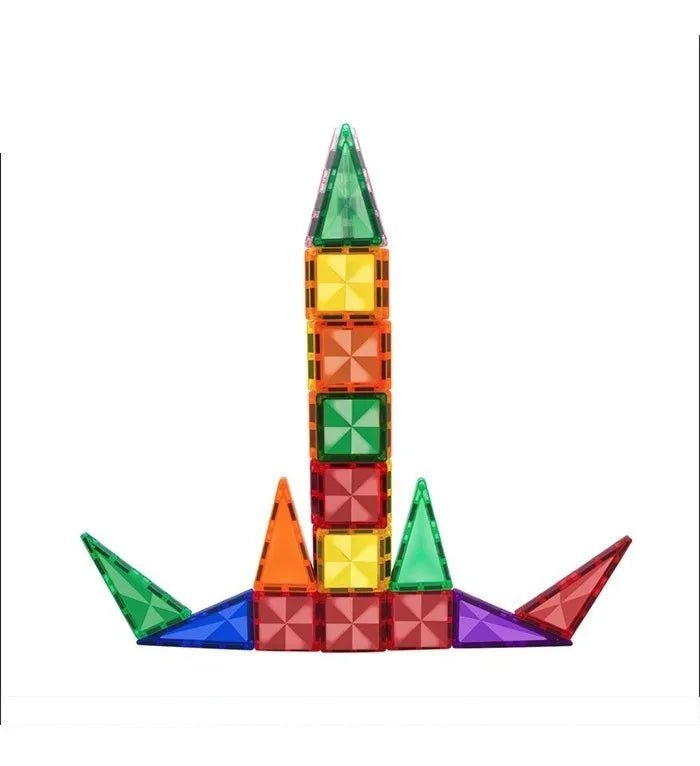 Picasso Magnetic Building Blocks Mini Diamond Series - Rocket 30 - Pcs PTM30 - Colorland Toys