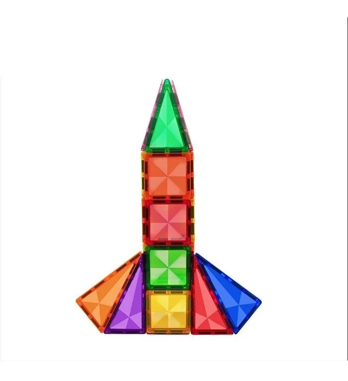 Picasso Magnetic Building Blocks Mini Diamond Series - Rocket 30 - Pcs PTM30 - Colorland Toys