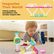 Picasso Magnetic Building Blocks Mini Diamond Series-Run Track 45-Pcs PTMG45