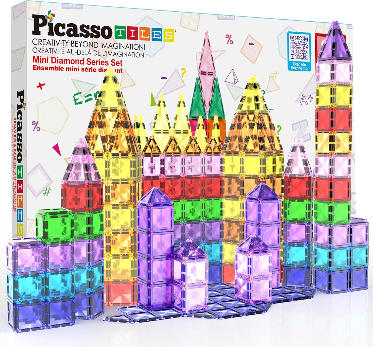 Picasso Magnetic Mini Diamond Building Blocks 80 - Pcs PTM80 - Colorland Toys