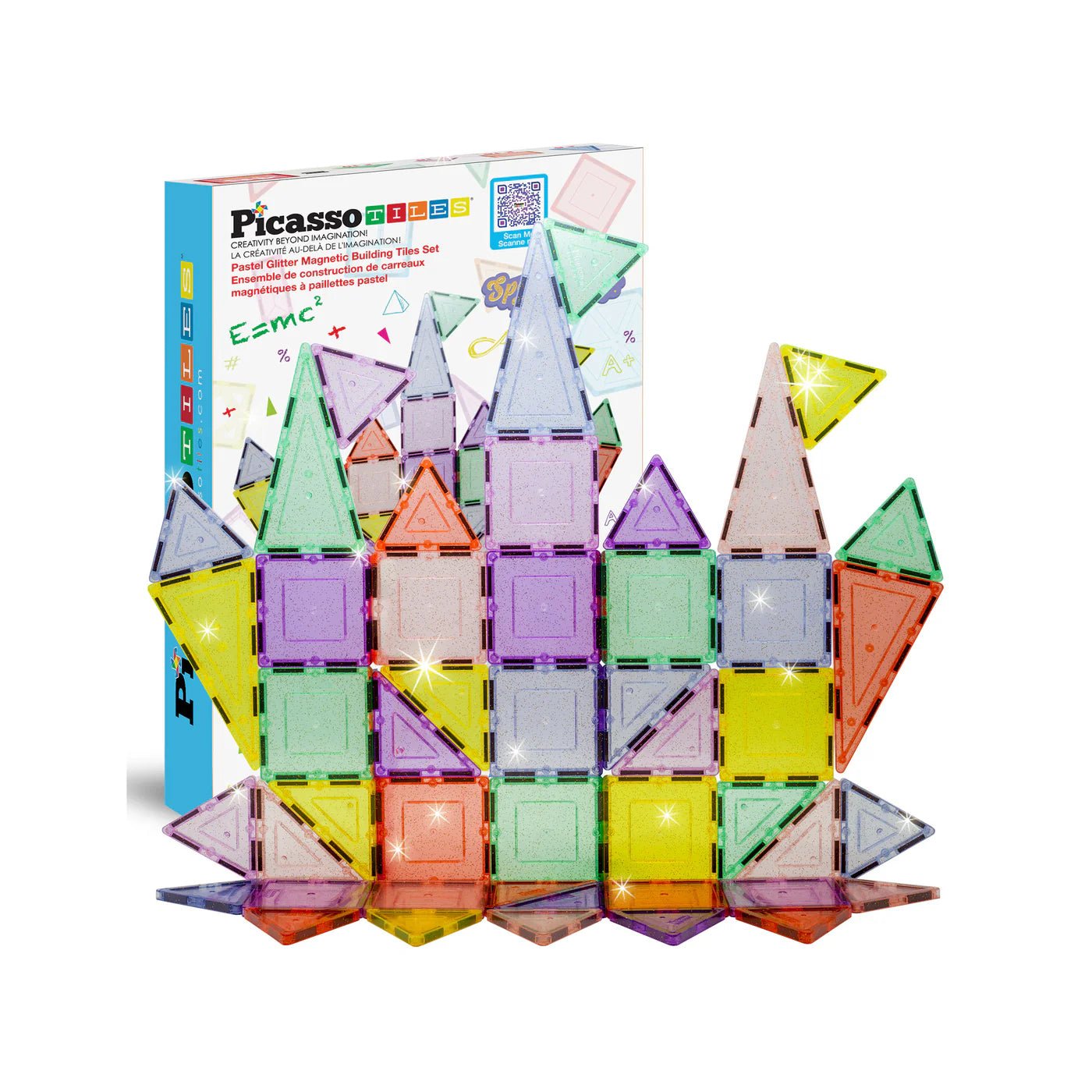 Picasso Magnetic Pastel Glitter 48 - Pcs PTJ48 - Colorland Toys