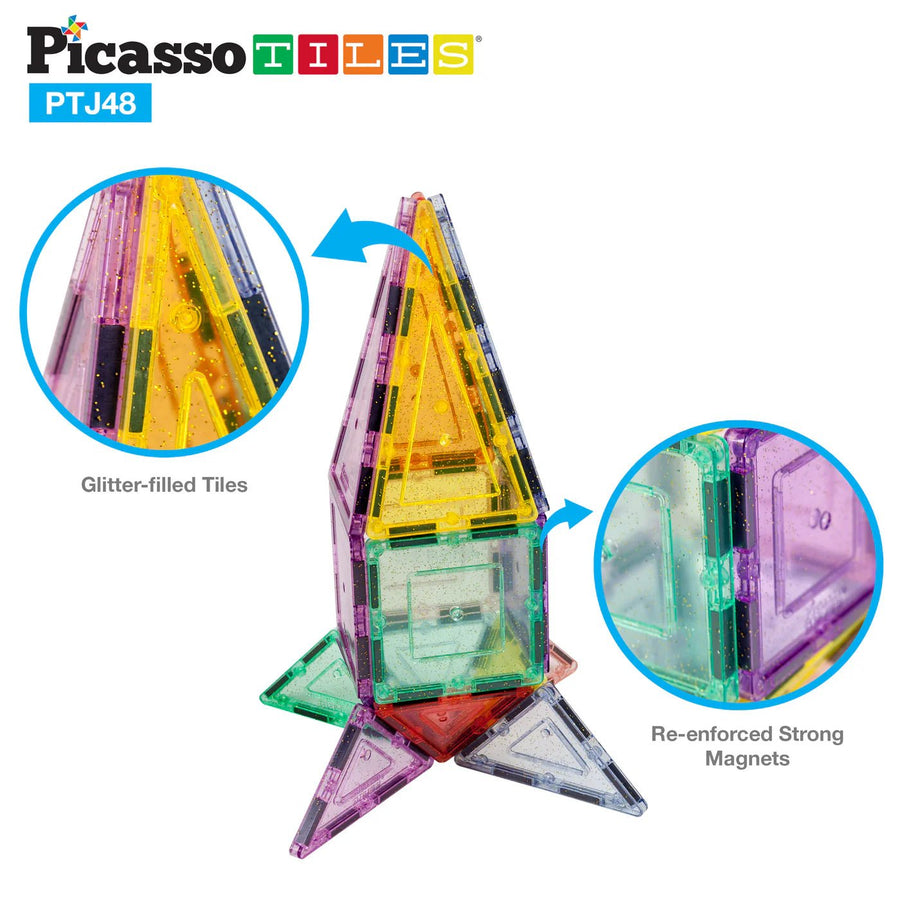 Picasso Magnetic Pastel Glitter 48-Pcs PTJ48 — image 4