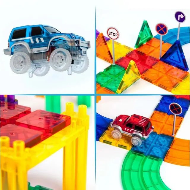 Picasso Magnetic Race Track 50 - Pcs PTR50 - Colorland Toys
