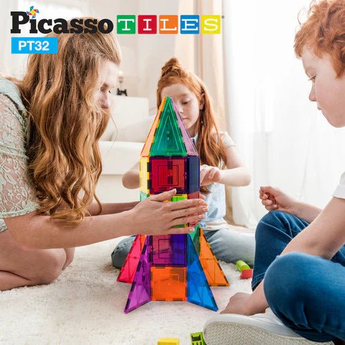 Picasso Magnetic Rocket Booster 32 - Pcs PT32 - Colorland Toys