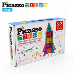 Picasso Magnetic Rocket Booster 32 - Pcs PT32 - Colorland Toys