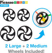 PicassoTiles 600-Piece Magnetic Straw Construction Set – STEM Learning Building Kit (PTS600)