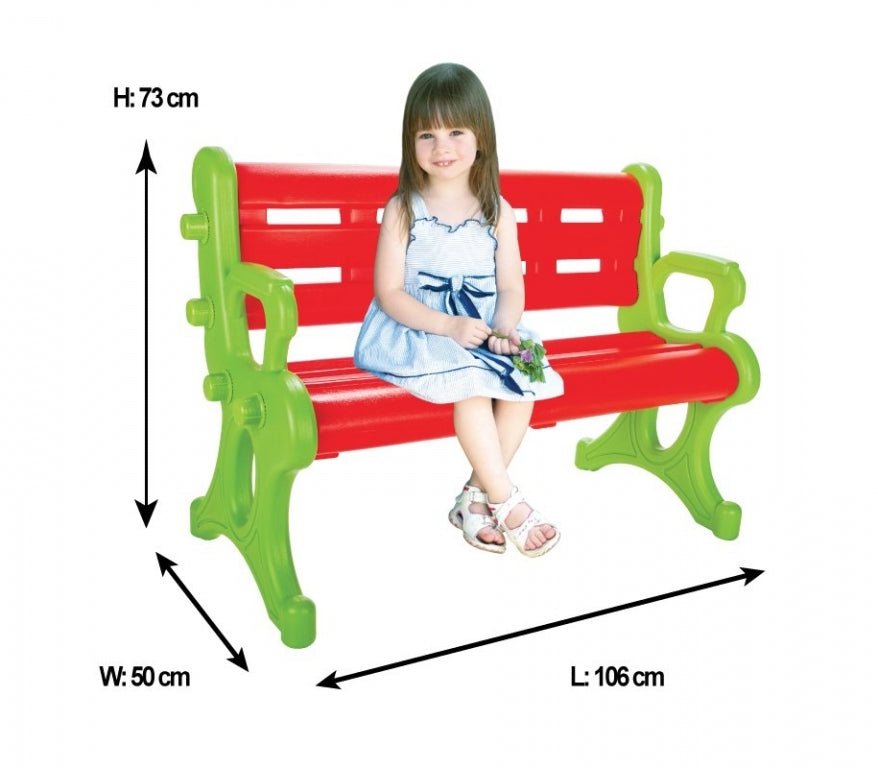 Pilsan Childrens Bench Red Green 06-143 — image 3