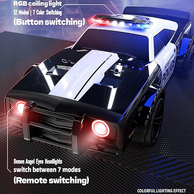 Pinecone Model 4WD High Speed Drift RC Police Car 1:16 Scale SG-1614 — image 5