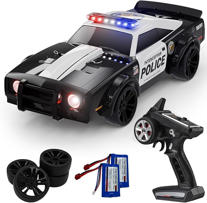 Pinecone Model 4WD High Speed Drift RC Police Car 1:16 Scale SG-1614 — image 1