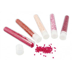 Buki Bead Tubes Pink PE007