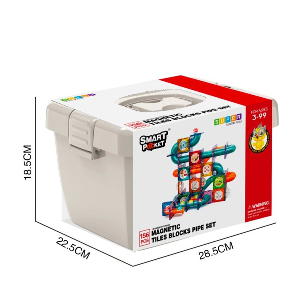 Pipe Color Window Magnetic Sheet Set 156 Pieces - Colorland Toys