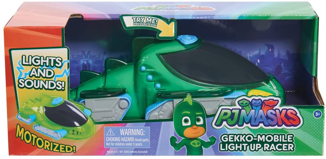 PJ Masks Gekko-Mobile Light Up Racer Vehicle Motorized 24895 — image 2