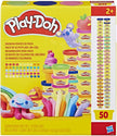 Play-Doh 50 Pack Rainbow Favors, Mini Cans, 13 Colors, Party Supplies