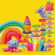 Play-Doh 50 Pack Rainbow Favors, Mini Cans, 13 Colors, Party Supplies