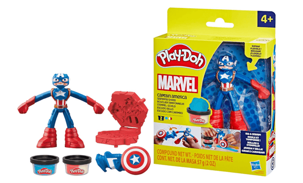 Play-Doh Captain America Stamping Shield G0056