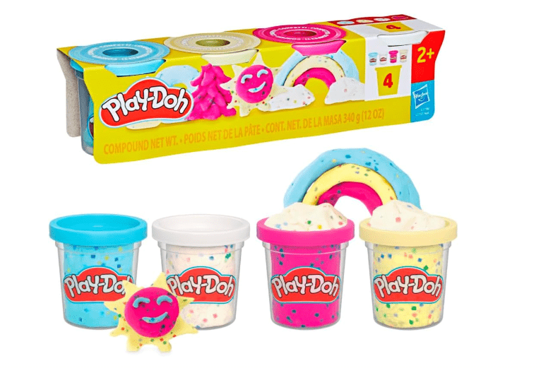 Play-Doh Confetti Fun 4-Pack G1736 — image 1