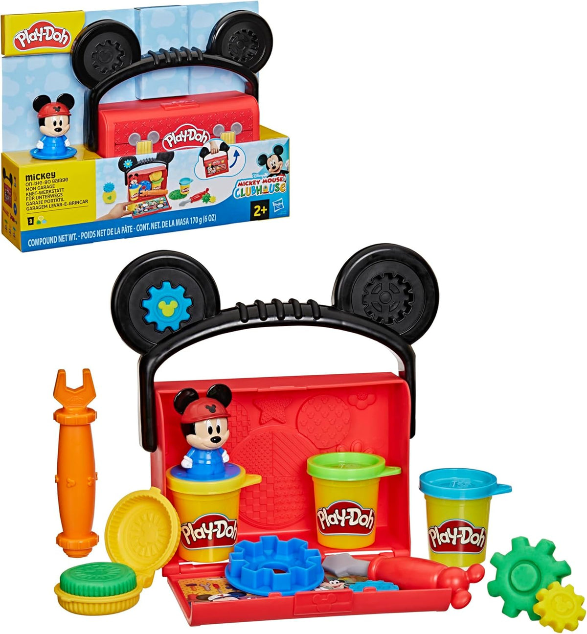 Play-Doh Disney JR On The Go Garage Playset G3109 — image 1
