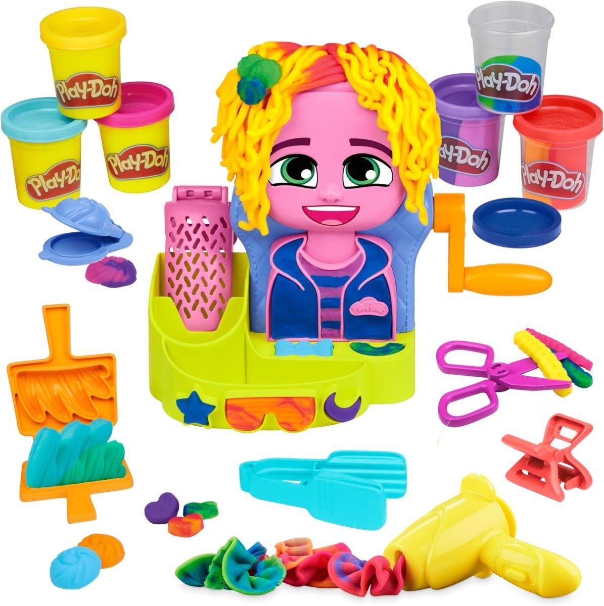 Play-Doh Hair Styling Salon Playset F8807 — image 1