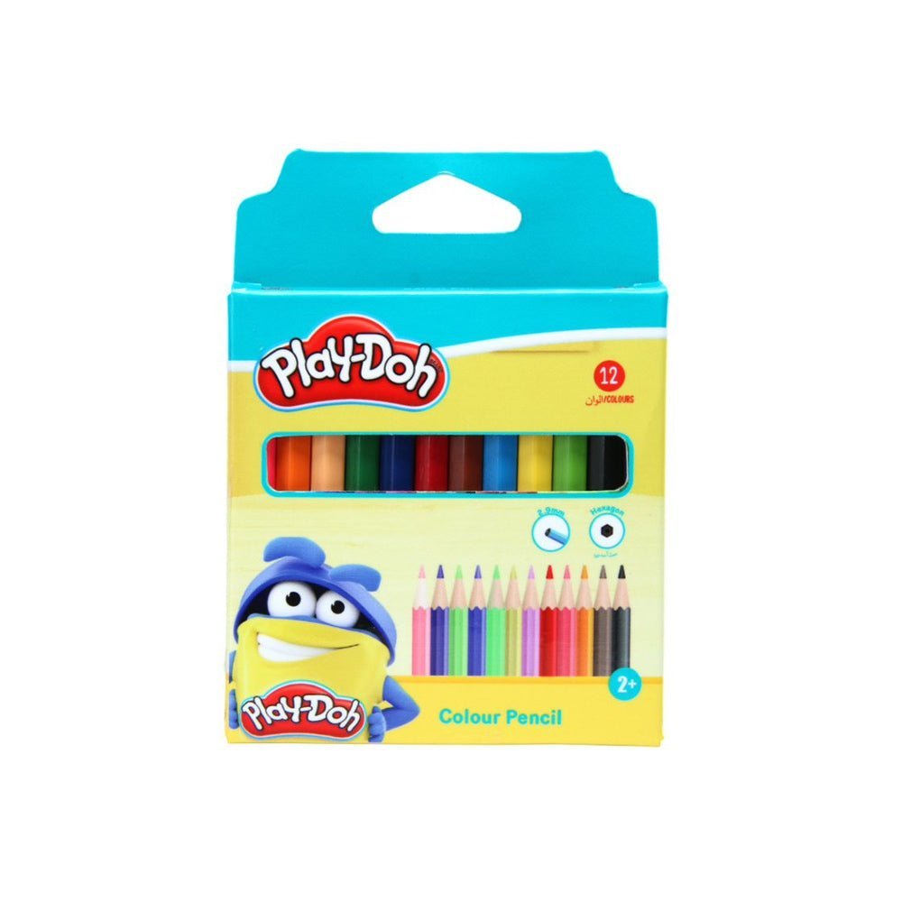 Play - Doh Half - Size Colour Pencil 12pcs KU002 - Colorland Toys