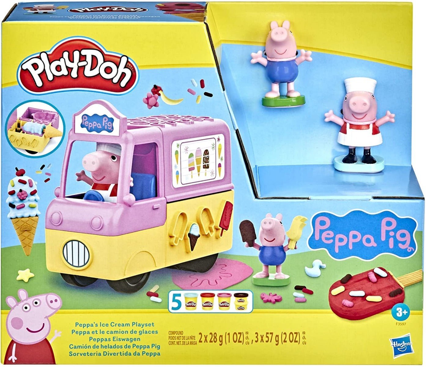 Play - Doh Peppa's Ice Cream Playset F3597 - Colorland Toys