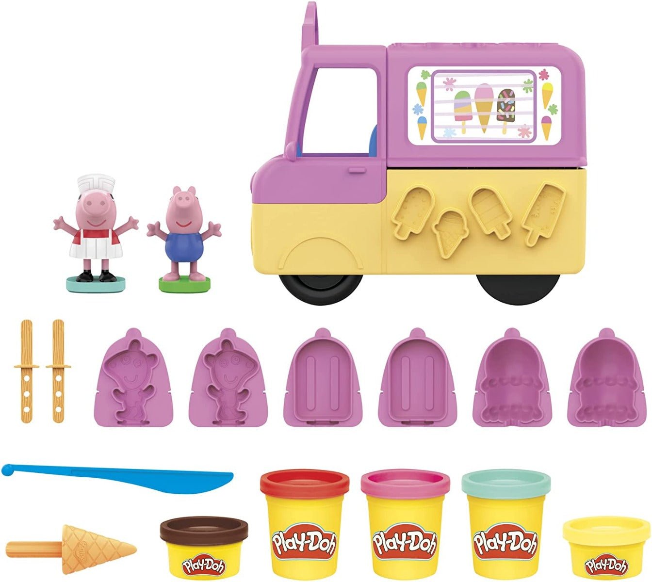 Play - Doh Peppa's Ice Cream Playset F3597 - Colorland Toys