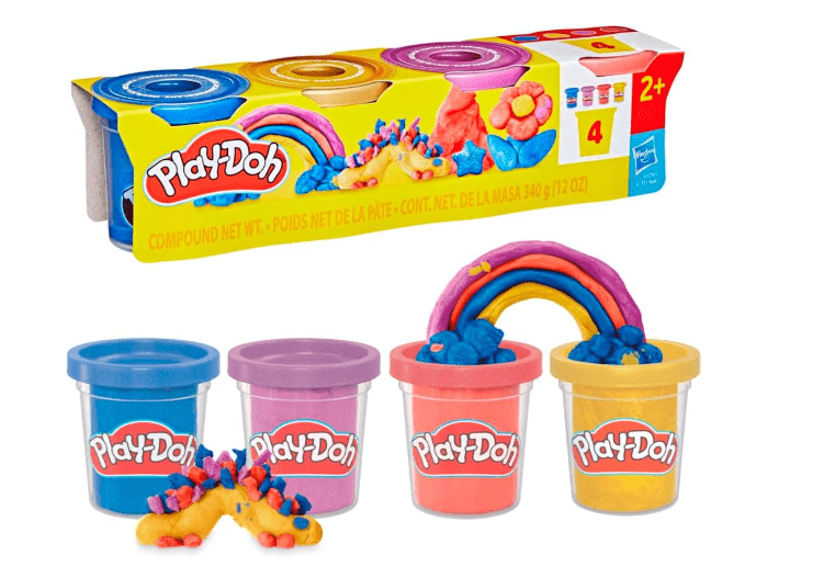 Play - Doh Shimmery Metallics 4 - Pack G1737 - Colorland Toys