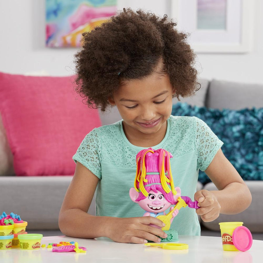 Play Doh Trolls World Tour Rainbow Hair Poppy Styling E7022 — image 4
