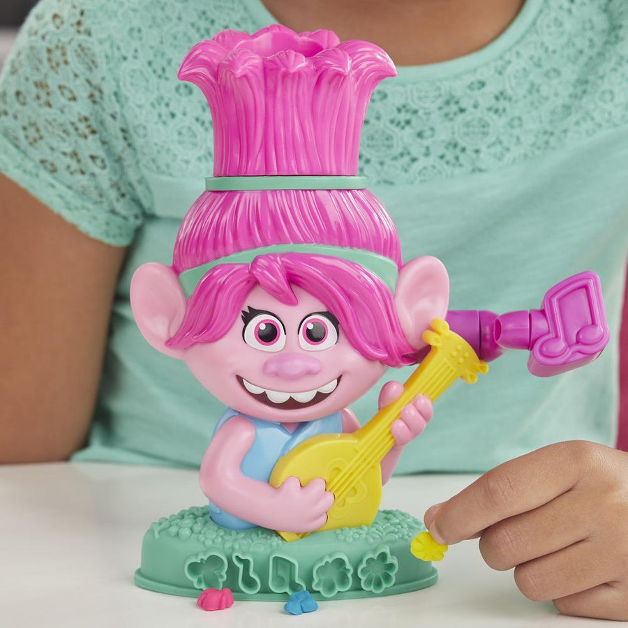 Play Doh Trolls World Tour Rainbow Hair Poppy Styling E7022 — image 3
