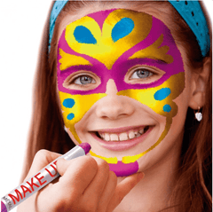 Playcolor Make Up Metallic Pocket 6pcs 01011 - Colorland Toys