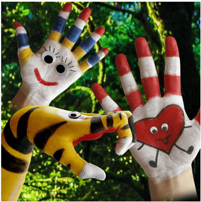 Playcolor Pack Art & Craft Hand Painting 11651 - Colorland Toys