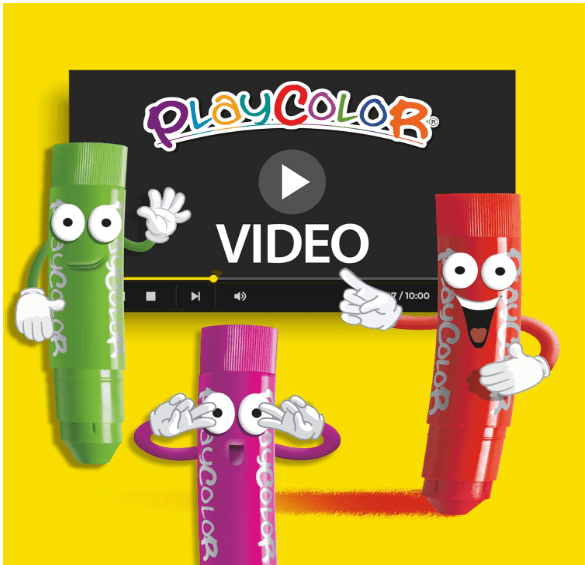 Playcolor Window One Solid Poster Paint 12pcs 02011 - Colorland Toys