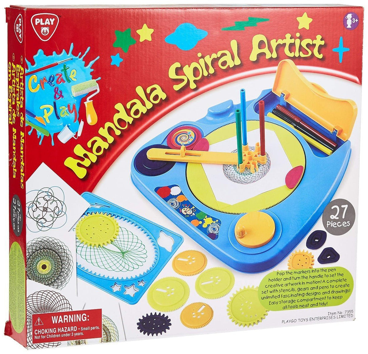 PlayGo Mandala Spiral Artist 7355 — image 2