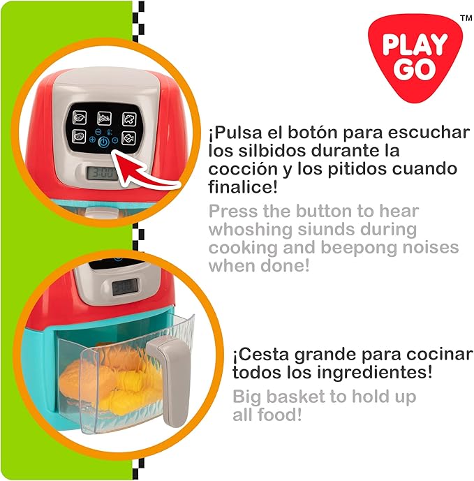 PlayGo Power Air Fryer - 13 Pcs 3617 - Colorland Toys
