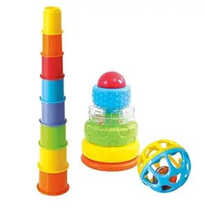PlayGo Shake Stack & Learn combo Set - Colorland Toys