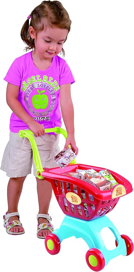 PlayGo Shopping Cart - 18 Pcs - Colorland Toys