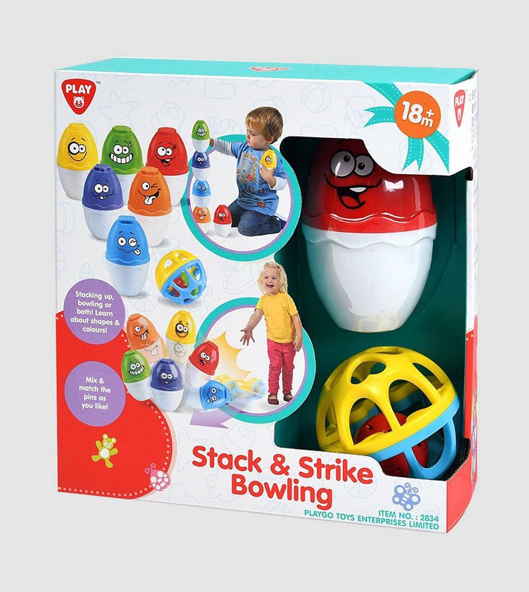 PlayGo Stack & Strike Bowling 2834 - Colorland Toys