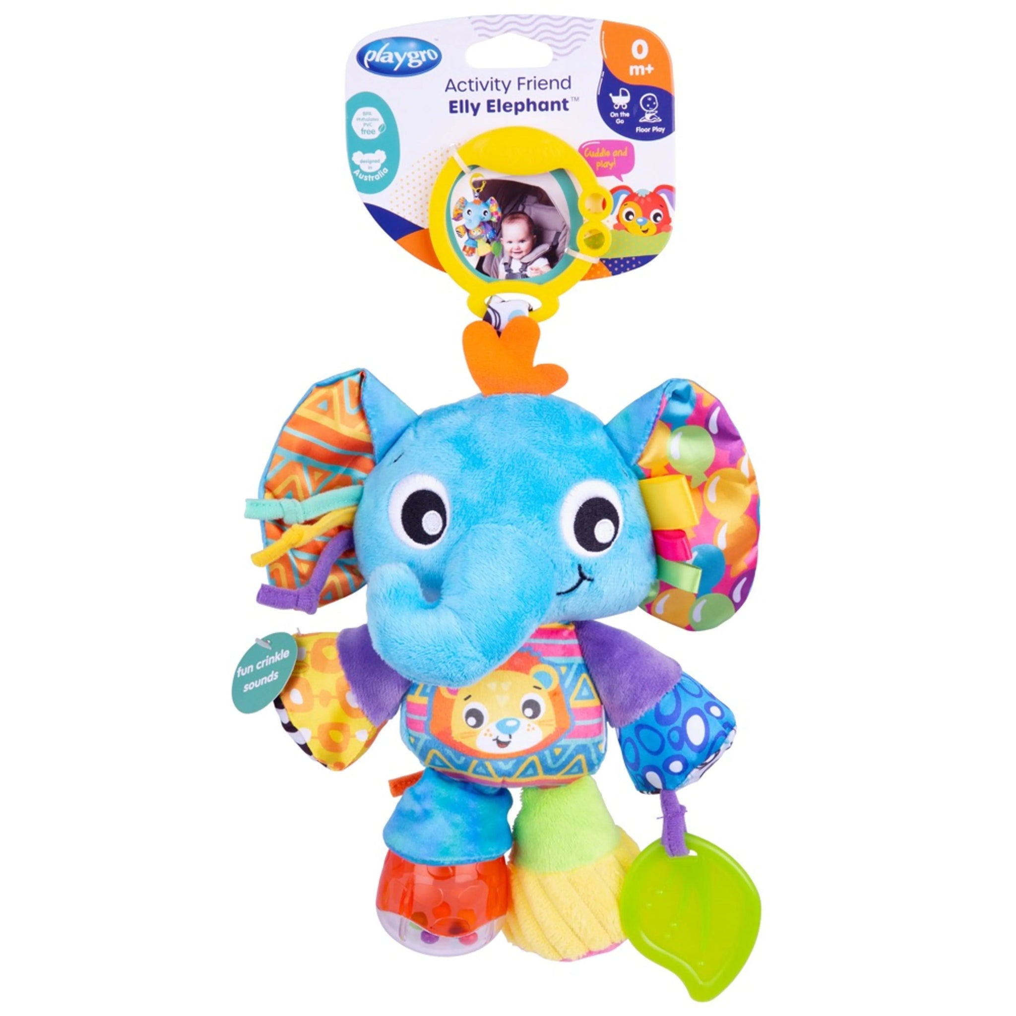 Playgro Activity Friend Elly Elephant - Polybag PG0189038 - Colorland Toys