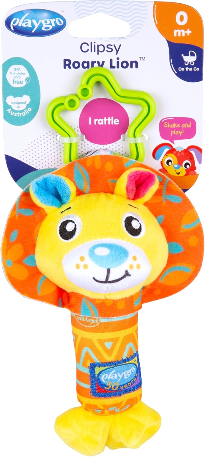 Playgro Clipsy Roary Lion - Polybag PG0189044 - Colorland Toys