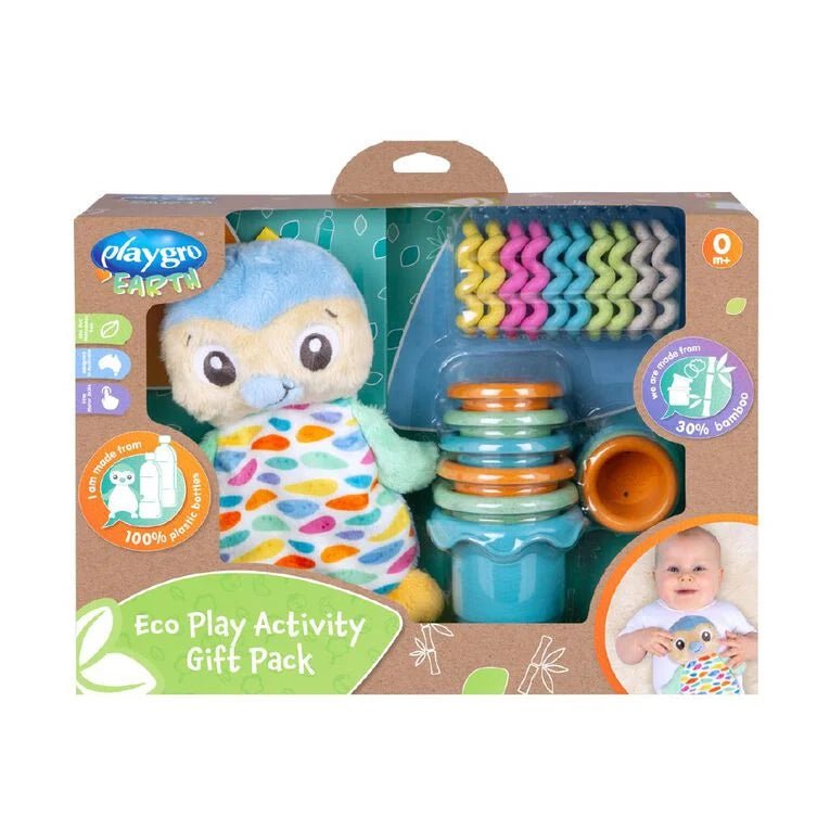Playgro Eco Play Activity Gift Pack - Penguin PG0187708 - Colorland Toys