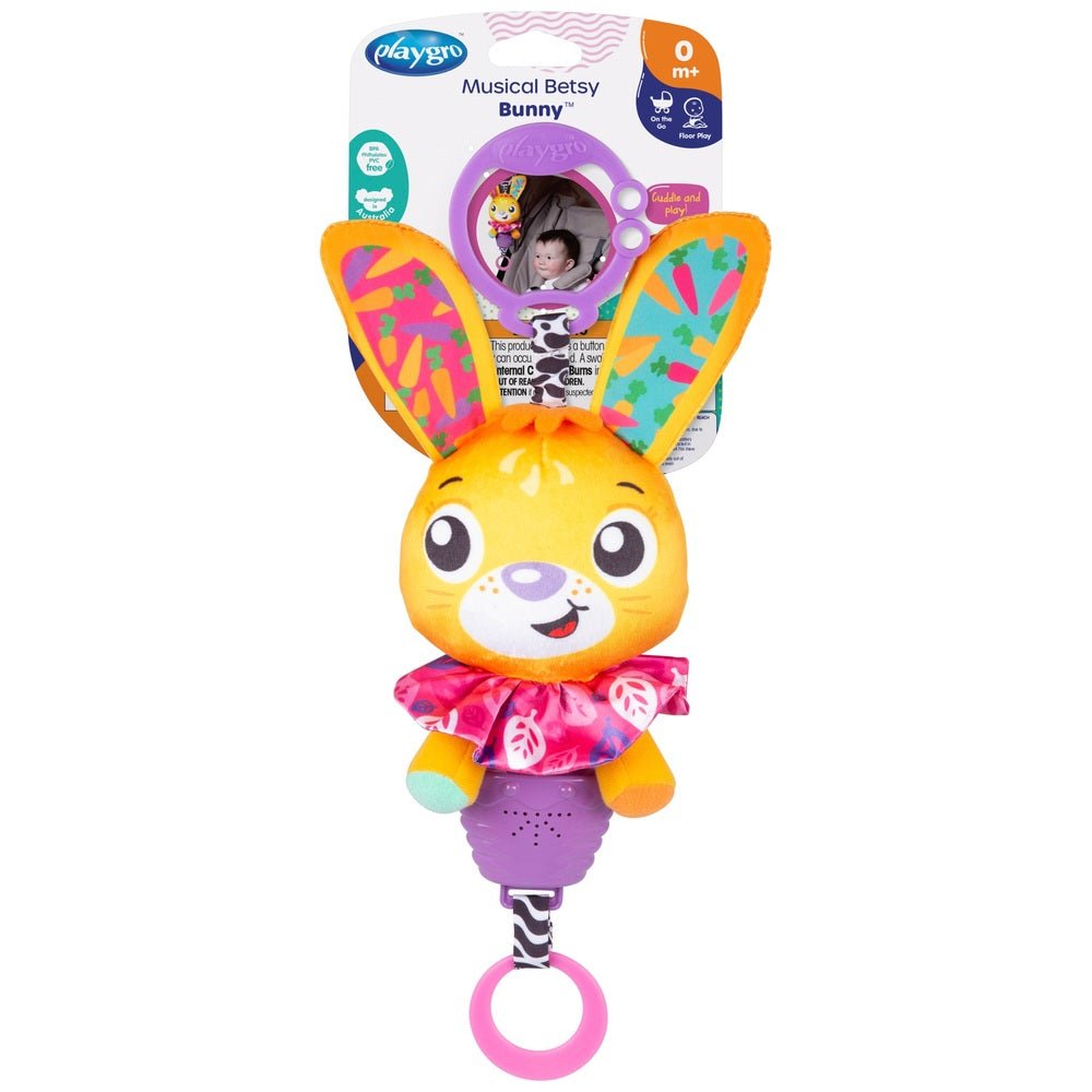Playgro Musical Betsy Bunny - Polybag PG0189041 - Colorland Toys