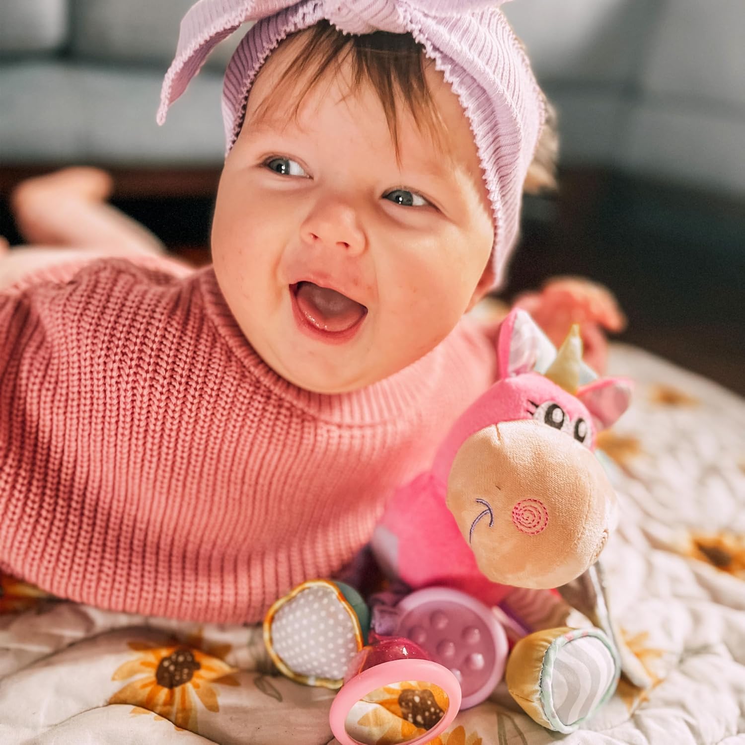 Playgro Unicorn Activity Rattle Polybag PG0188463 - Colorland Toys