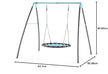 Plum Premium Metal Nest Swing with Mist 27609