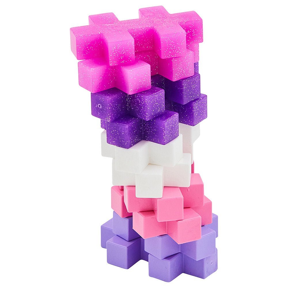 Plus - Plus Big Glitter Tube 15pcs PP3432 - Colorland Toys
