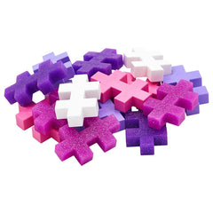Plus - Plus Big Glitter Tube 15pcs PP3432 - Colorland Toys