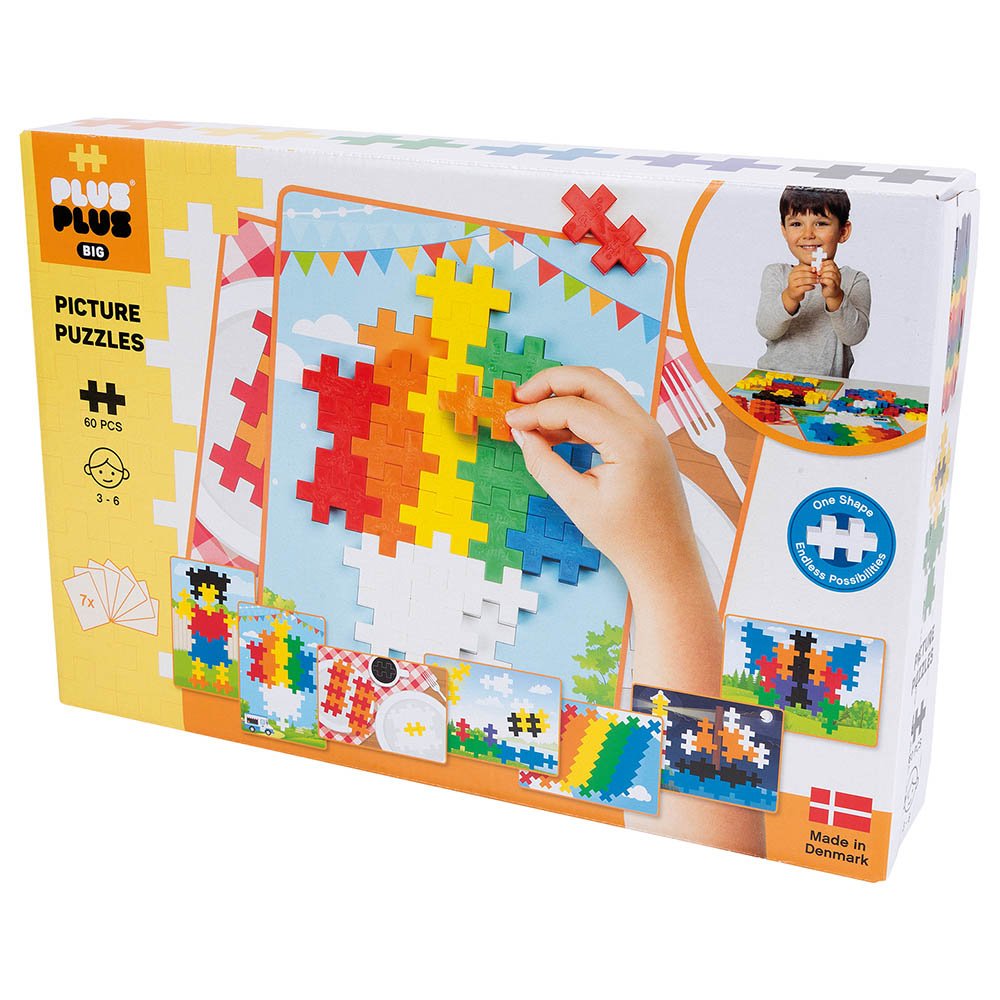 Plus - Plus Big Picture Puzzles Basic 60pcs PP3280 - Colorland Toys