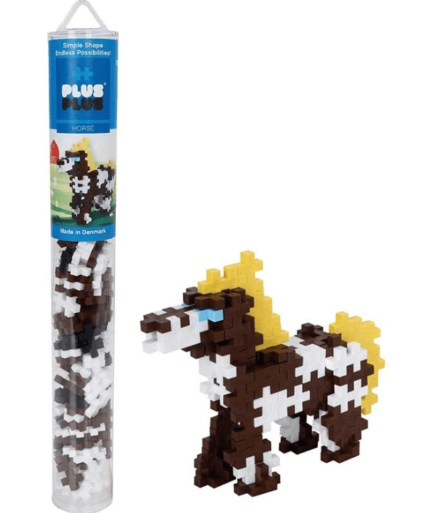 Plus - Plus Horse Tube 100pcs PP4116 - Colorland Toys