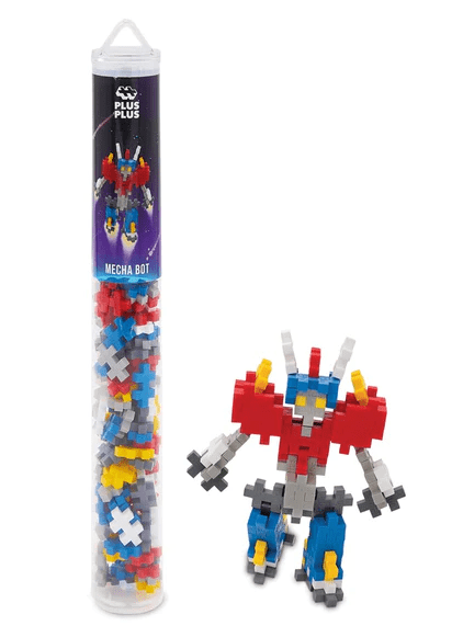 Plus - Plus Mecha Bot Tube 100pcs PP4270 - Colorland Toys