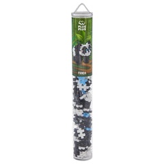 Plus - Plus Panda Tube 100pcs PP4195 - Colorland Toys